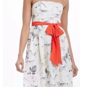 Fetch & Frolic Dress Anthropologie Maeve Dog Print